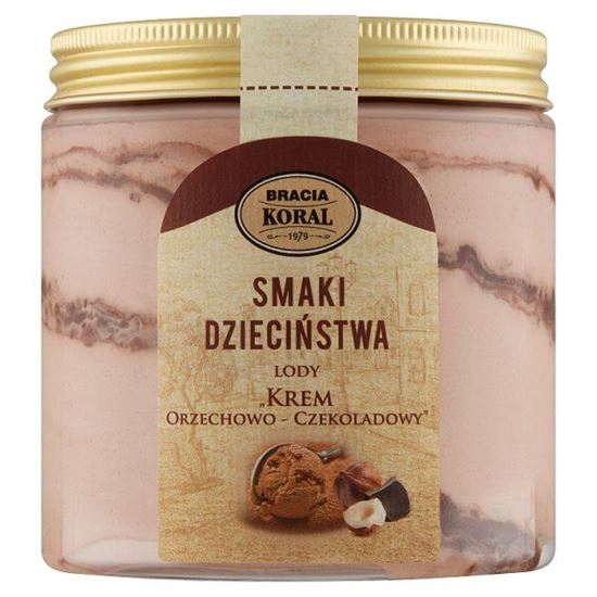 Bracia Koral Smaki dzieciństwa Lody krem orzechowo-czekoladowy 450 ml