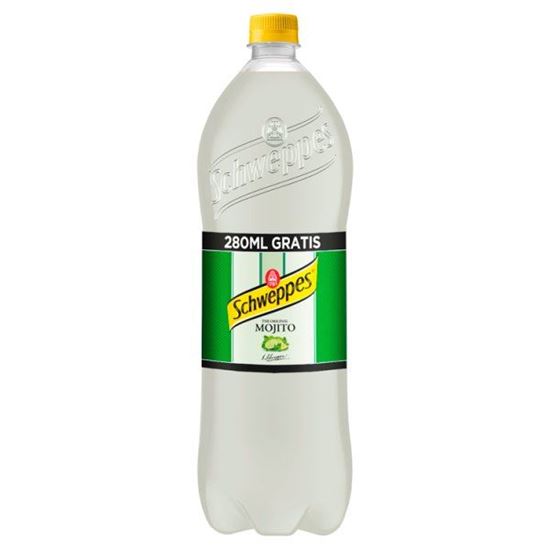 Schweppes Mojito Napój gazowany o smaku limonkowo-miętowym 1,68 l