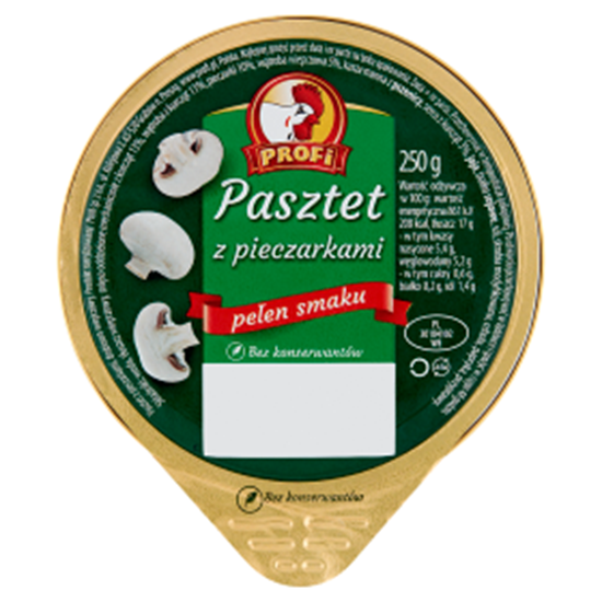 Obrazek Profi Pasztet z pieczarkami 250 g