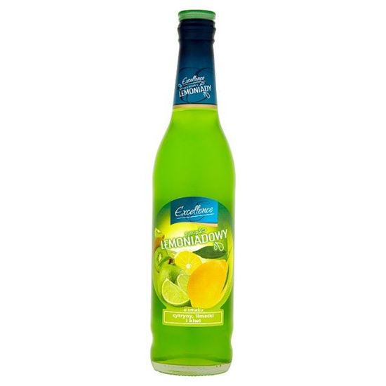 Excellence Syrop lemoniadowy o smaku cytryny limetki i kiwi 430 ml