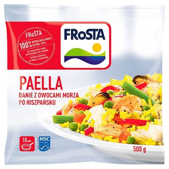 FRoSTA Paella Danie z owocami morza po hiszpańsku 500 g