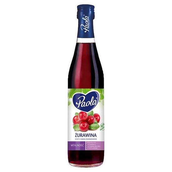 Paola Syrop o smaku żurawinowym 430 ml