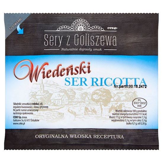 Sery z Goliszewa Ser ricotta wiedeński