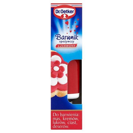 Dr. Oetker Barwnik spożywczy czerwony 10 g