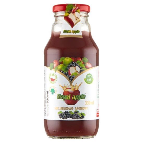 Royal apple Sok jabłkowo-aroniowy 330 ml