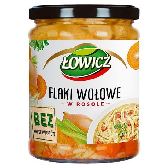 Łowicz Flaki wołowe w rosole 500 g