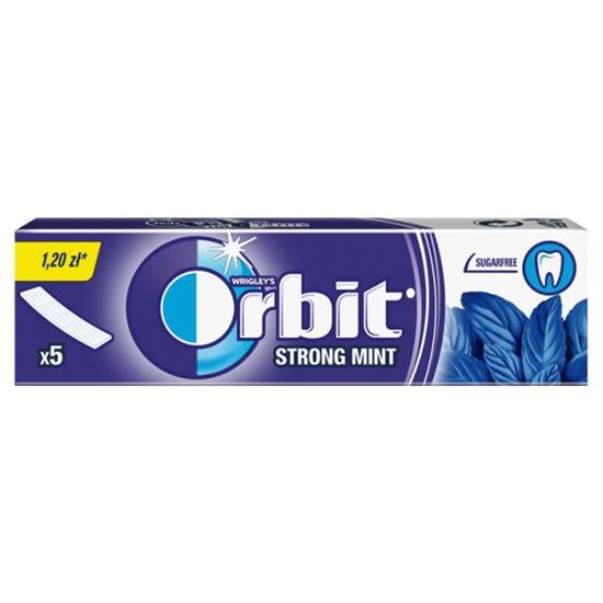 Orbit Strong Mint Guma do żucia bez cukru 13 g (5 listków)