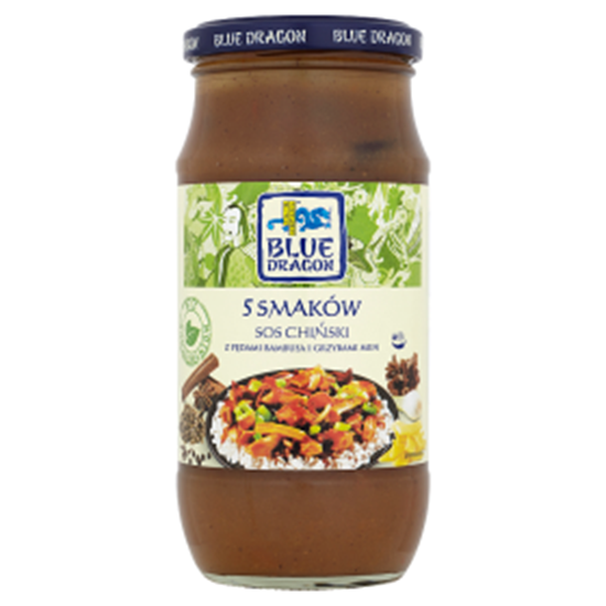 Obrazek Blue Dragon Sos chiński 5 smaków 425 g