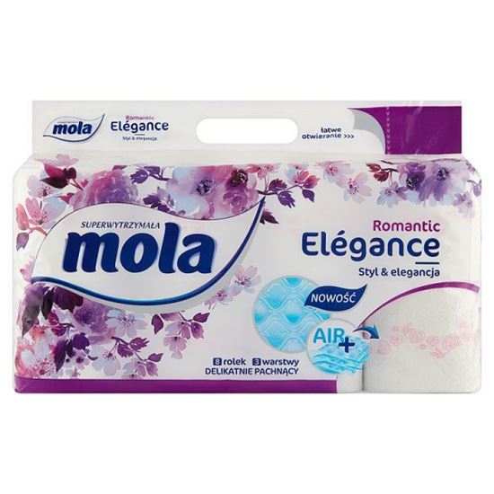 Mola Elégance Romantic Papier toaletowy 8 rolek