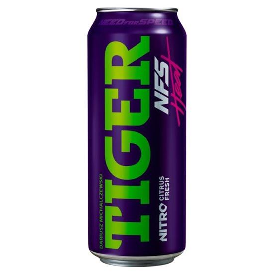 Tiger Nitro Gazowany napój energetyzujący o smaku limonki 500 ml