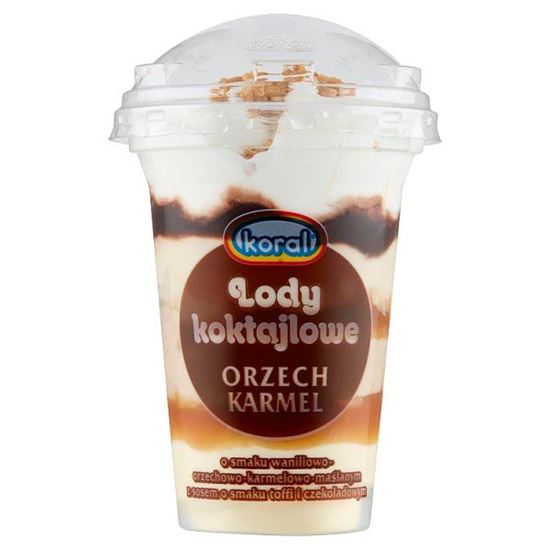 Koral Lody koktajlowe orzech karmel 400 ml