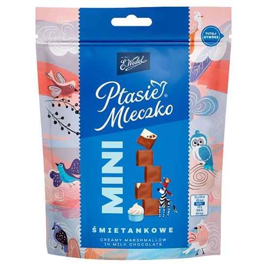 E. Wedel Ptasie Mleczko mini śmietankowe 115 g