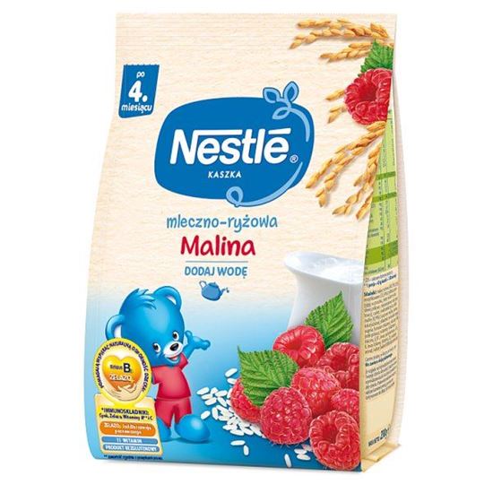 Nestlé Kaszka mleczno-ryżowa malina po 4. miesiącu 230 g
