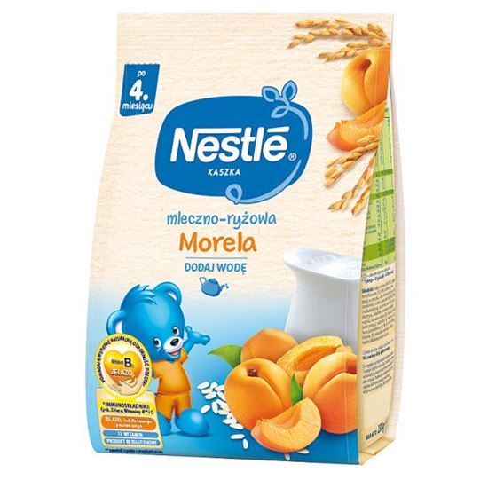 Nestlé Kaszka mleczno-ryżowa morela po 4. miesiącu 230 g
