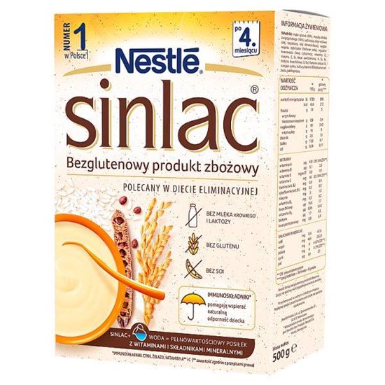 Nestlé Sinlac Bezglutenowy produkt zbożowy po 4. miesiącu 500 g
