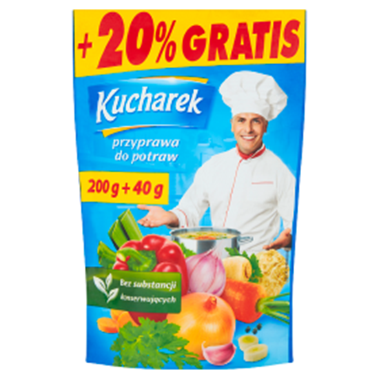 Obrazek Kucharek Przyprawa do potraw 240 g