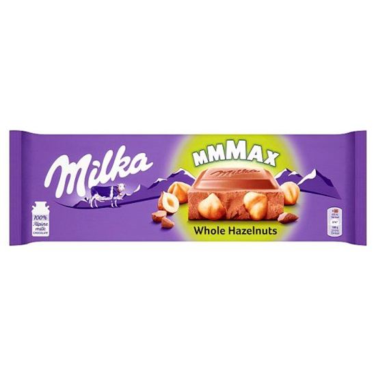 Milka Mmmax Czekolada mleczna Whole Hazelnuts 270 g
