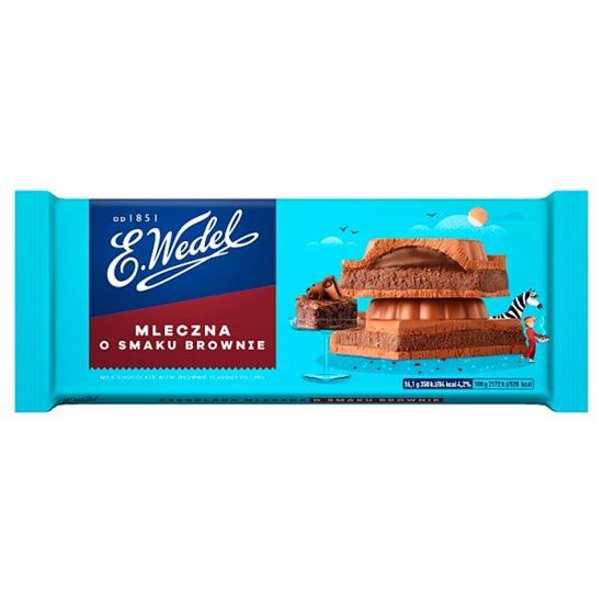 E. Wedel Czekolada mleczna o smaku deseru brownie 290 g
