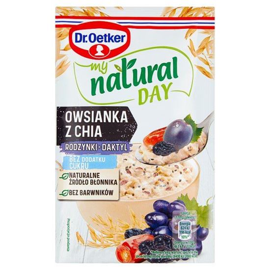 Dr. Oetker My Natural Day Owsianka z chia rodzynki-daktyl 53 g
