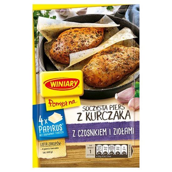 Winiary Pomysł na... Soczysta pierś kurczaka z czosnkiem i ziołami 23,7 g