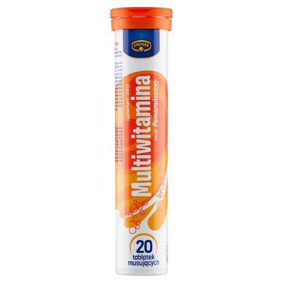 Krüger Suplement diety multiwitamina smak pomarańczowy 90 g (20 sztuk)