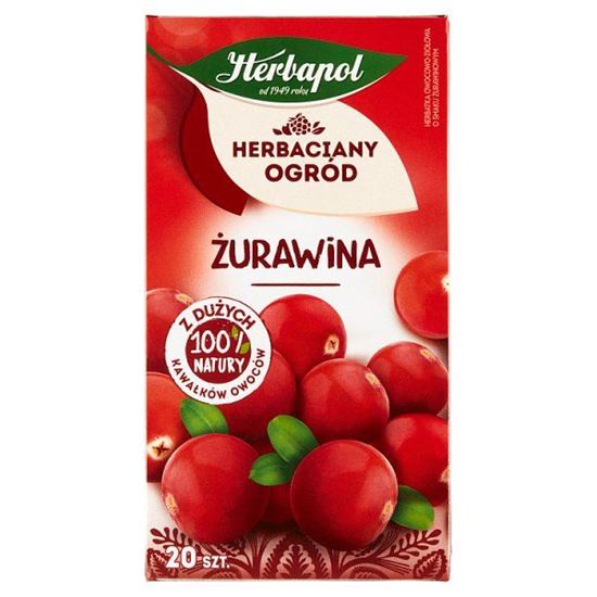 Herbapol Herbaciany Ogród Herbatka owocowo-ziołowa żurawina 50 g (20 x 2,5 g)