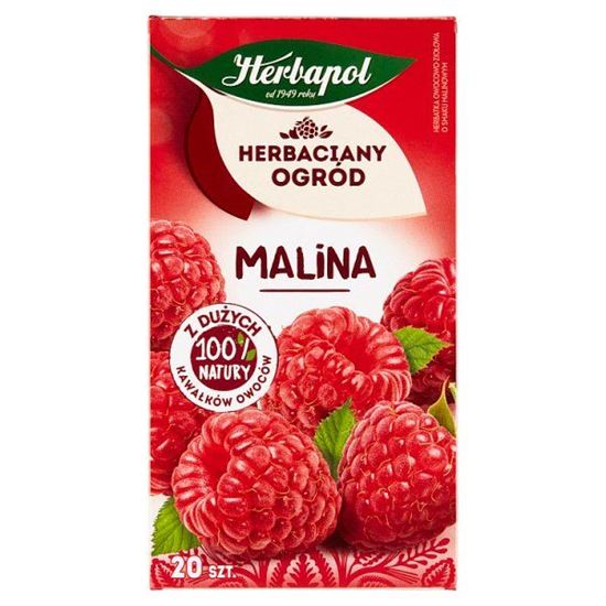 Herbapol Herbaciany Ogród Herbatka owocowo-ziołowa malina 54 g (20 x 2,7 g)