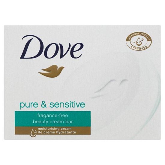 Dove Pure & Sensitive Kremowa kostka myjąca 100 g