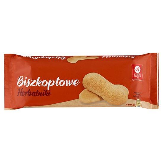Cukry Nyskie Herbatniki biszkoptowe 100 g
