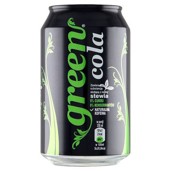 Green Cola Gazowany napój bez kalorii 330 ml