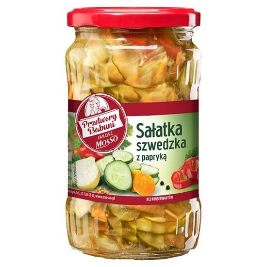 Mosso Sałatka szwedzka z papryką 340 g