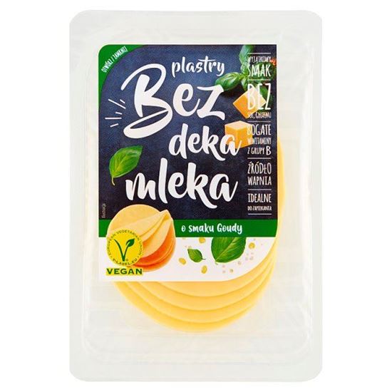 Bez deka mleka Plastry do kanapek o smaku Goudy 100 g