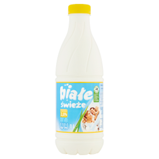 Obrazek Białe Mleko świeże 2,0% 1 l