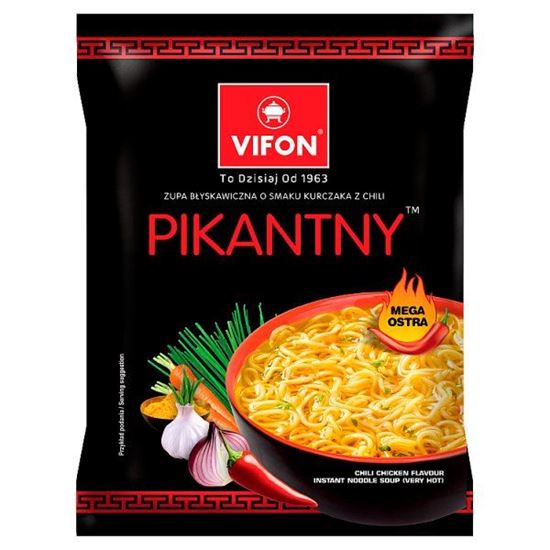 Vifon Zupa błyskawiczna o smaku kurczaka pikantny 70 g
