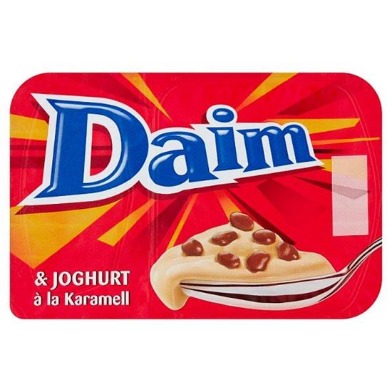 Daim Jogurt o smaku karmelowym z drażetkami w czekoladzie mlecznej 120 g