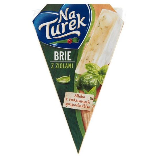 NaTurek Ser pleśniowy brie z ziołami 125 g