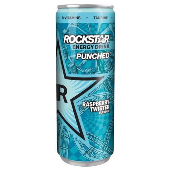 Rockstar Punched Raspberry Twister Gazowany napój energetyzujący 250 ml