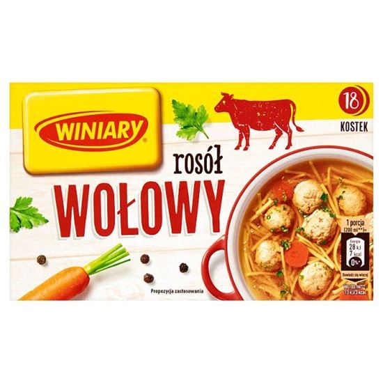 Winiary Rosół wołowy 180 g (18 sztuk)