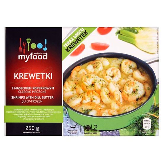 MyFood Krewetki z masełkiem koperkowym 250 g