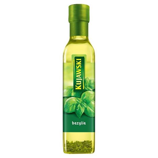 Kujawski Olej rzepakowy z pierwszego tłoczenia z bazylią 250 ml