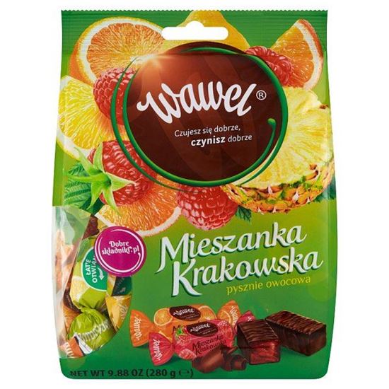 Wawel Mieszanka Krakowska Galaretki w czekoladzie 280 g