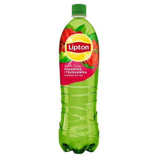 Lipton Ice Tea Smaki Lata Napój niegazowany żurawina i truskawka 1,5 l