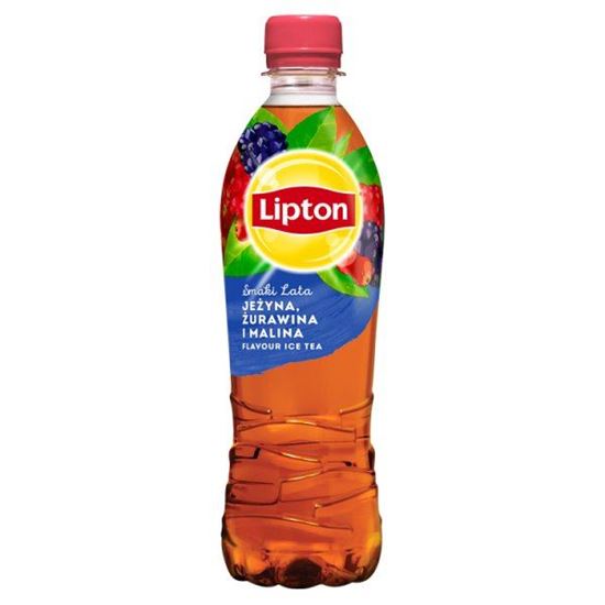 Lipton Ice Tea Smaki Lata Napój niegazowany jeżyna żurawina i malina 500 ml