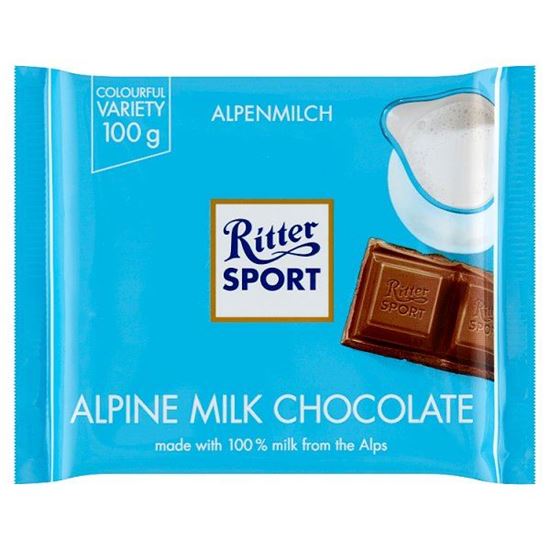Ritter Sport Czekolada mleczna alpejska 100 g