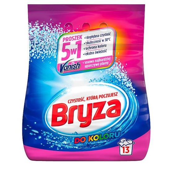 Bryza 5w1 Vanish Proszek do prania do koloru 1 kg (13 prań)