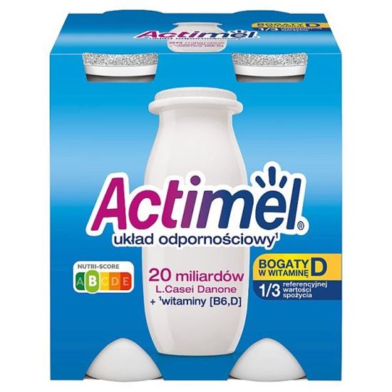 Actimel Mleko fermentowane o smaku klasycznym 400 g (4 x 100 g)