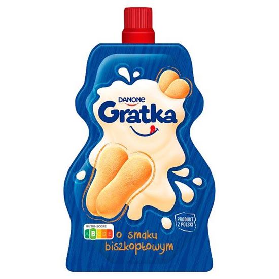 Danone Gratka Jogurt o smaku biszkoptowym 65 g