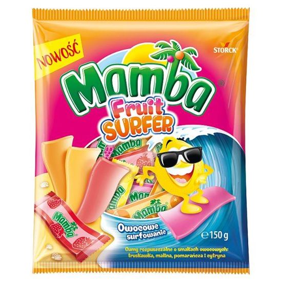 Mamba Fruit Surfer Gumy rozpuszczalne o smakach owocowych 150 g