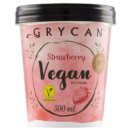 Grycan Vegan Lody truskawkowe 500 ml