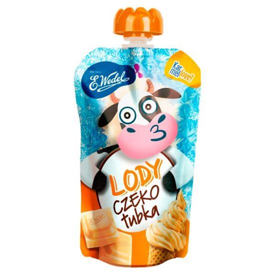 E. Wedel Karmellove! Czekotubka Lody karmelowe 110 ml